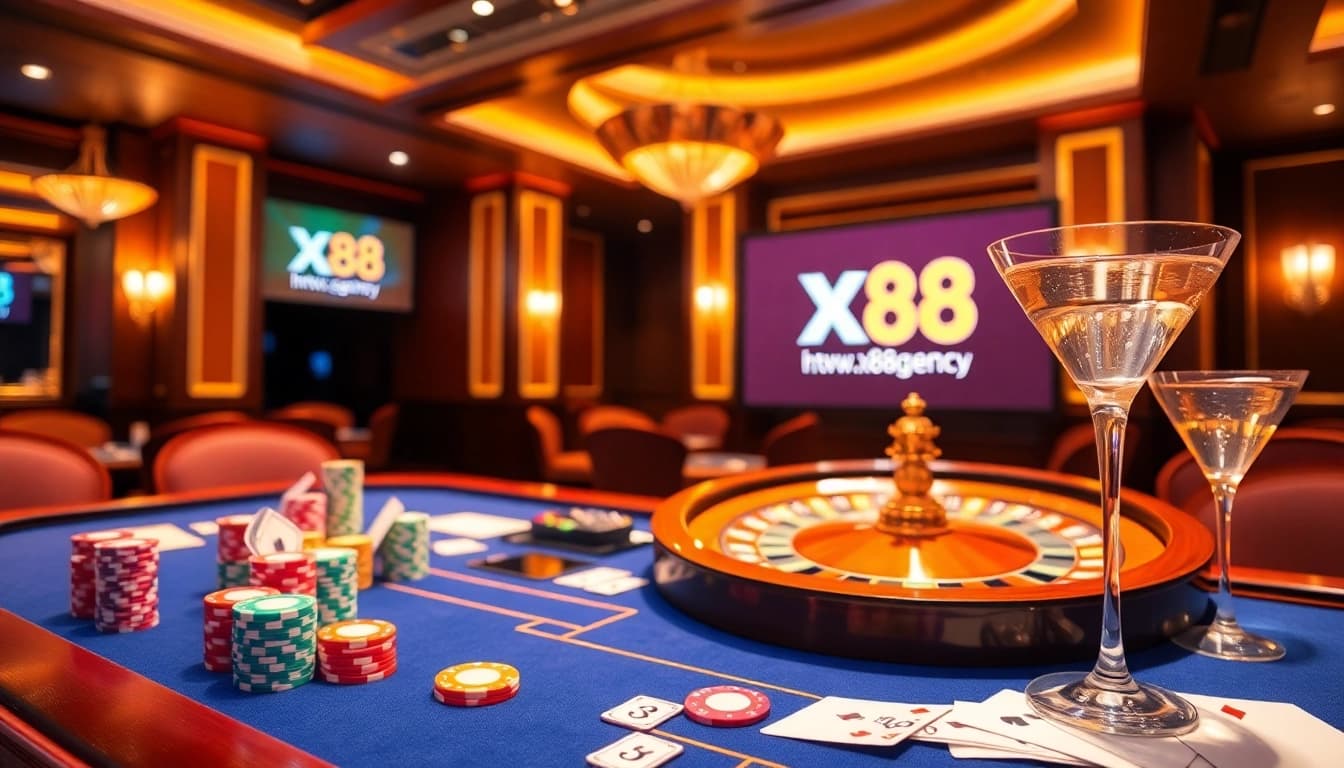 Experience the excitement at https://x88.agency/ with vibrant casino tables and captivating gameplay.