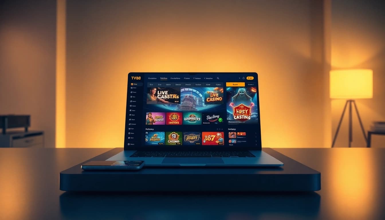 TV88 showcases an innovative online gaming experience with vibrant games and a modern interface.