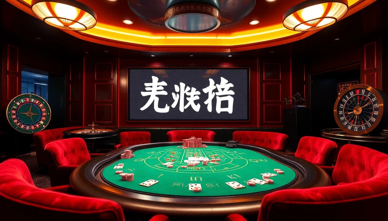 Logিন to an exciting casino experience with blackjack tables and vibrant casino elements.