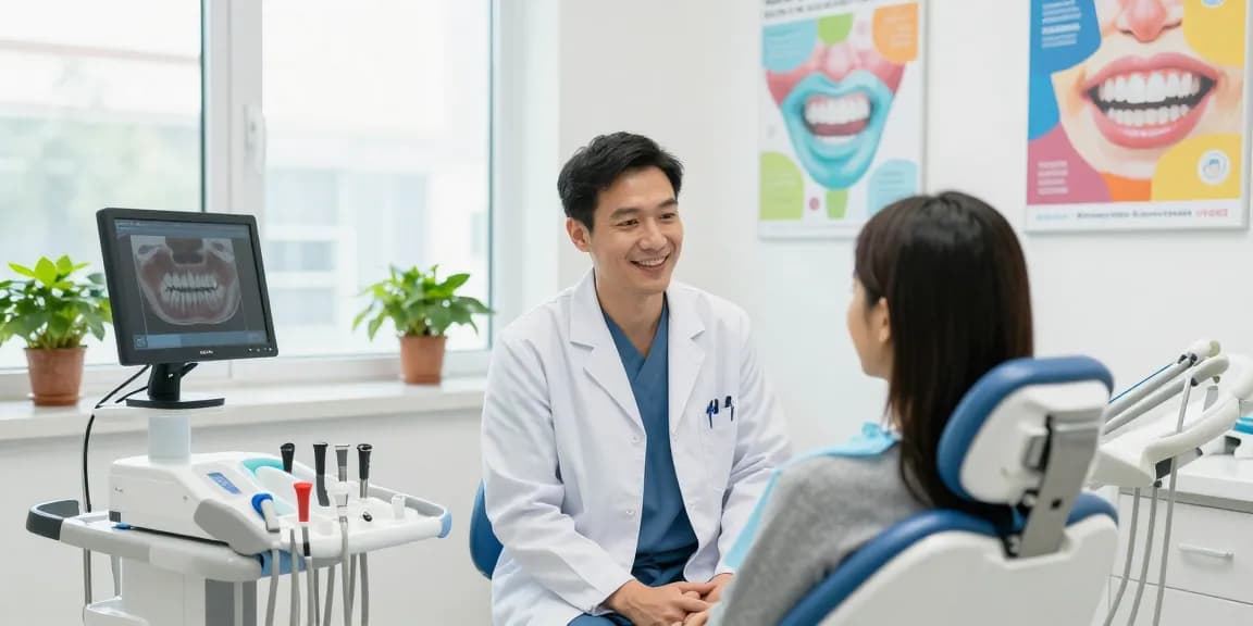 Dental implants Mooresville nc consultation with a caring dentist in a friendly clinic setting.