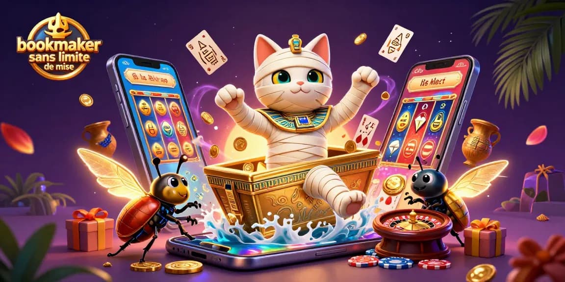 Placer des paris avec un bookmaker sans limite de mise, découvrant des jeux captivants.