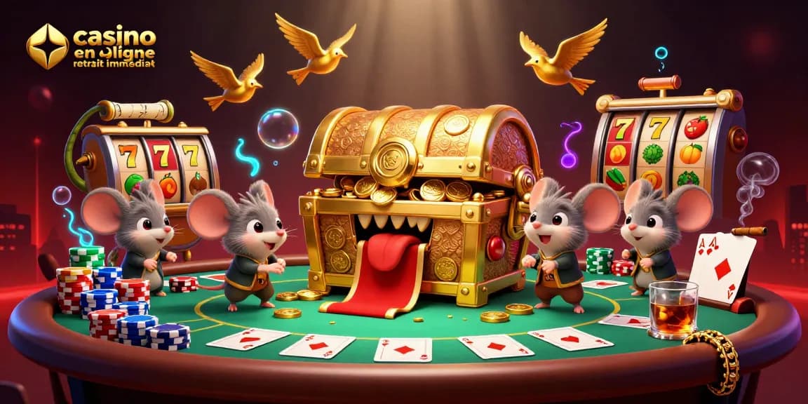 Casino en ligne retrait immédiat : Visez le jackpot avec une illustration dynamique du jeu.