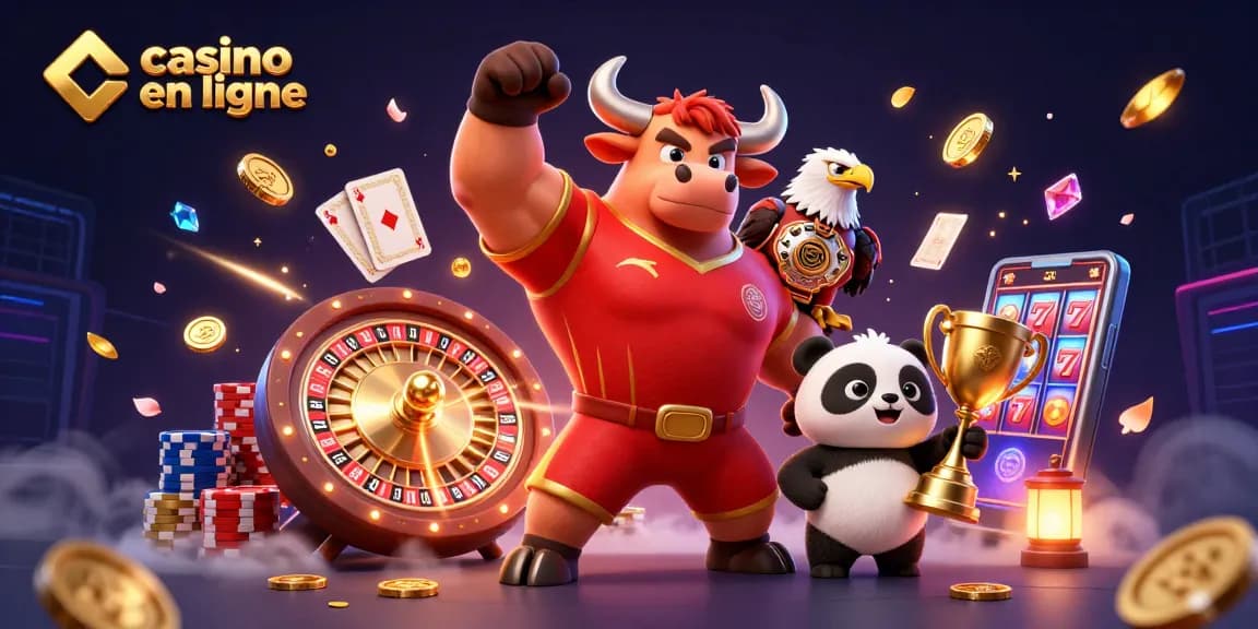 Gagnez avec des jeux de casino en ligne captivants et des personnages animés dynamiques.