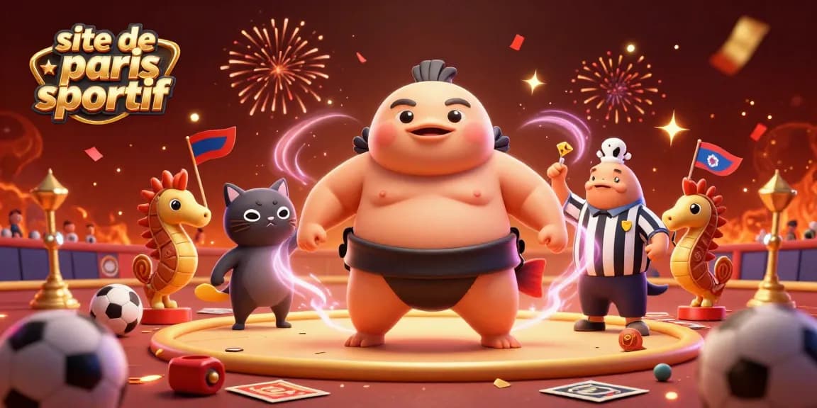 Pariez sur le site de paris sportif avec des personnages animés et des éléments de jeu captivants.