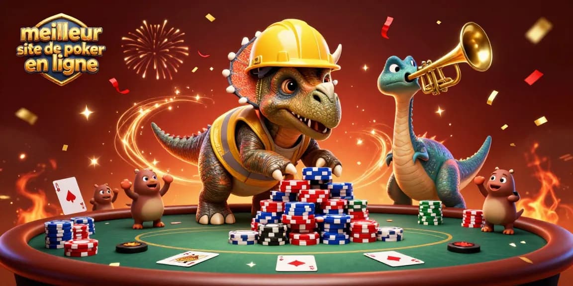Construisez votre bankroll avec le meilleur site de poker en ligne tout en profitant de scènes dynamiques de jeu.
