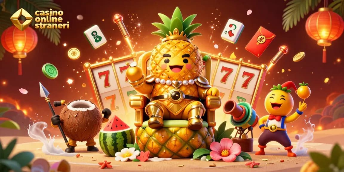 Gioca nei migliori casinò online stranieri con il re ananas e i suoi guardiani tropicali.