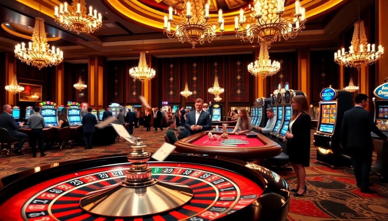 Experience the luxury of sc88.archi with vibrant gaming tables and eager players.