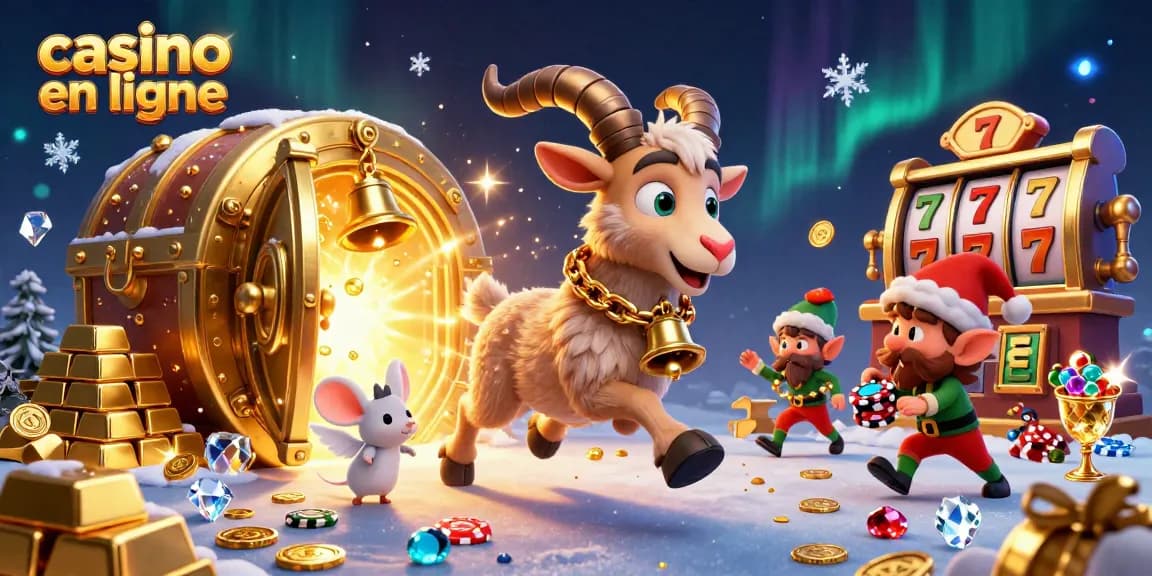 Vivez l'expérience du casino en ligne avec Krampus, l'ange et les gremlins en plein vol de jetons !