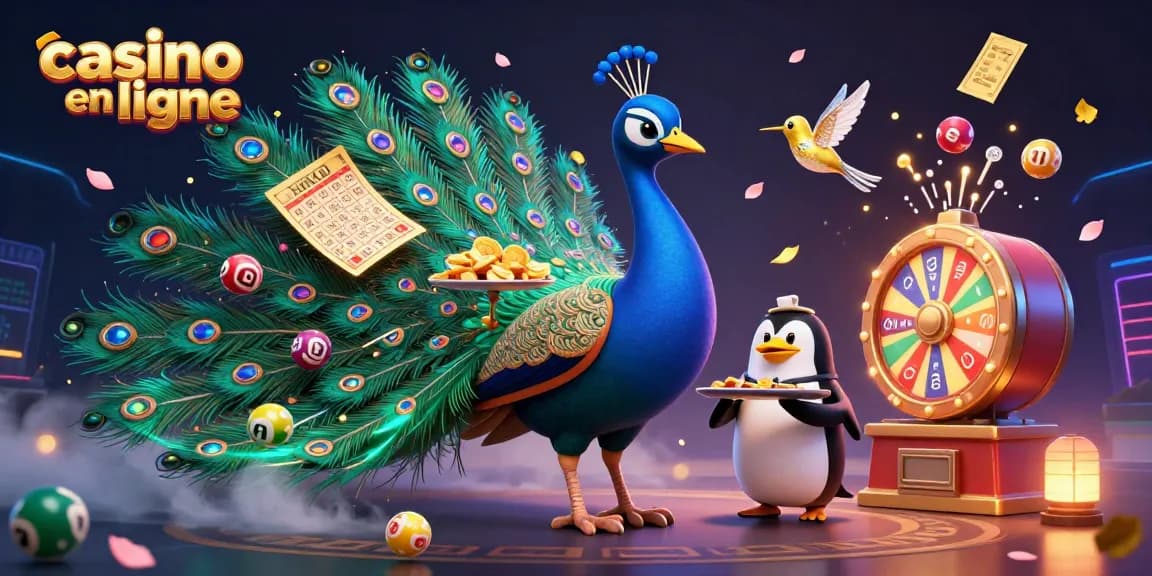 Gagnez avec le casino en ligne en jouant à des loteries colorées et à des jeux de bingo.