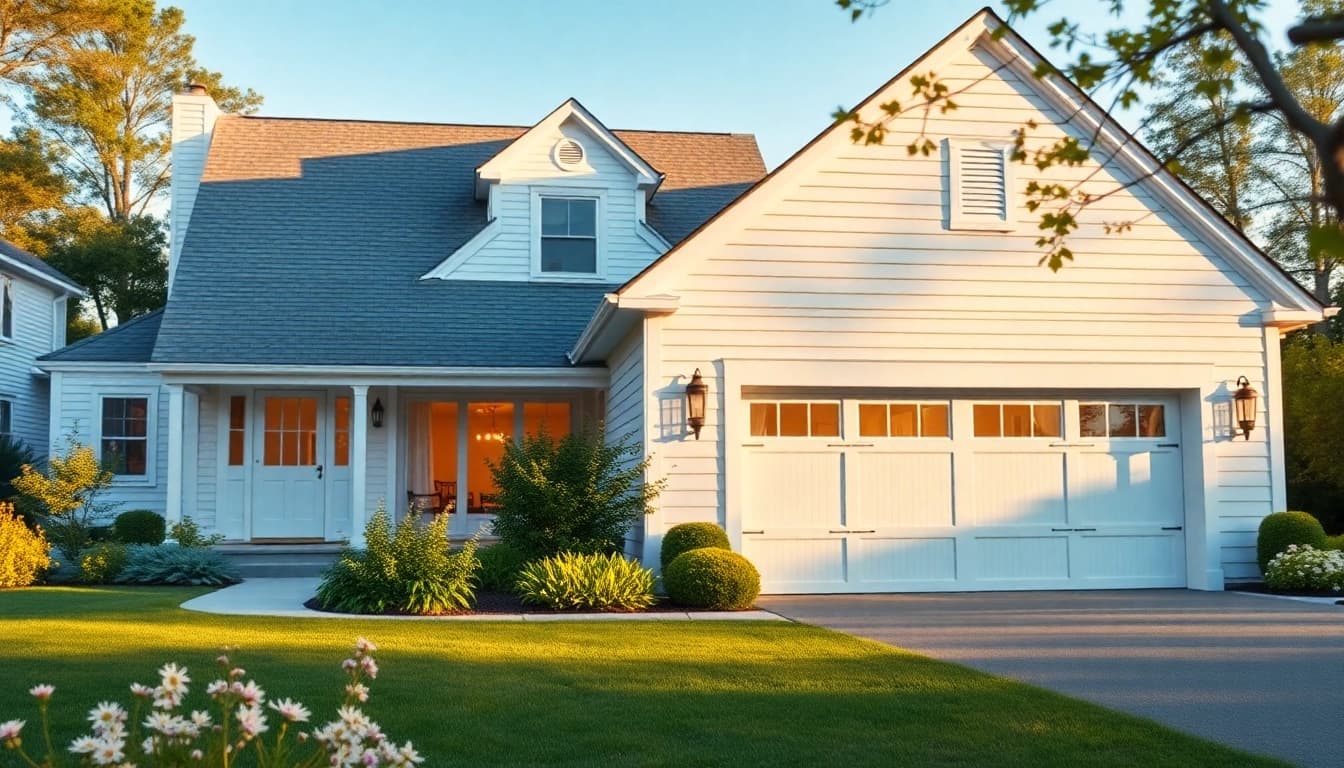 Transforming a Cape Cod home addition with a beautifully designed attached garage.