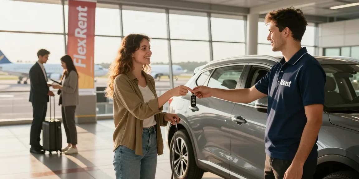 Chirie auto chișinău service with friendly customer and professional agent at airport.