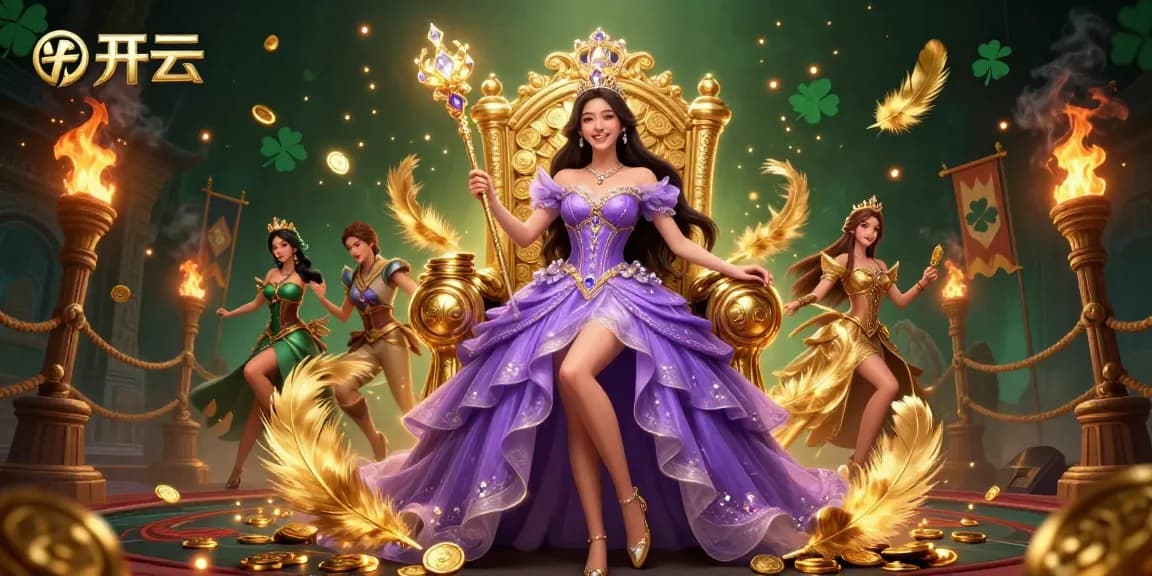 与开云的开局机会互动，展示以皇家主题为背景的在线赌博魅力。
