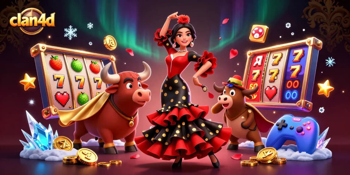 Play slots and win big with clan4d featuring exciting characters and casino elements.