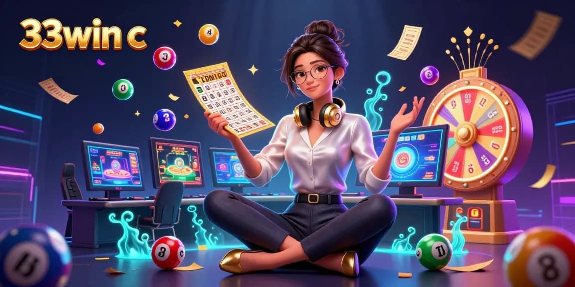 Experience the thrill of 33win c gaming with vibrant action and colorful lottery elements.