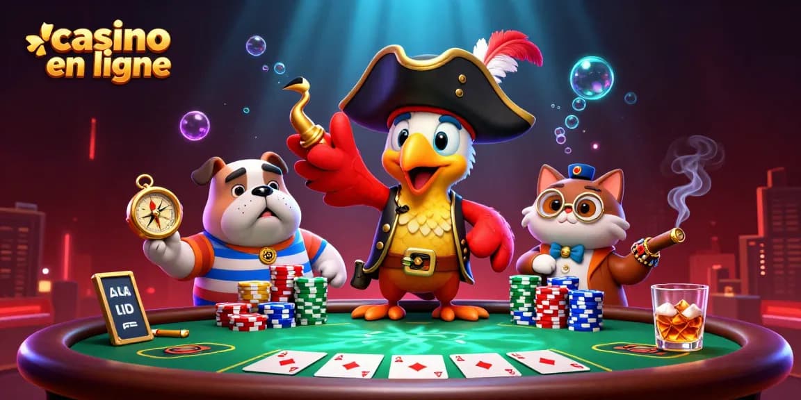 Plongez dans l'univers du casino en ligne avec ce navire de pirates et des jeux de cartes exaltants.