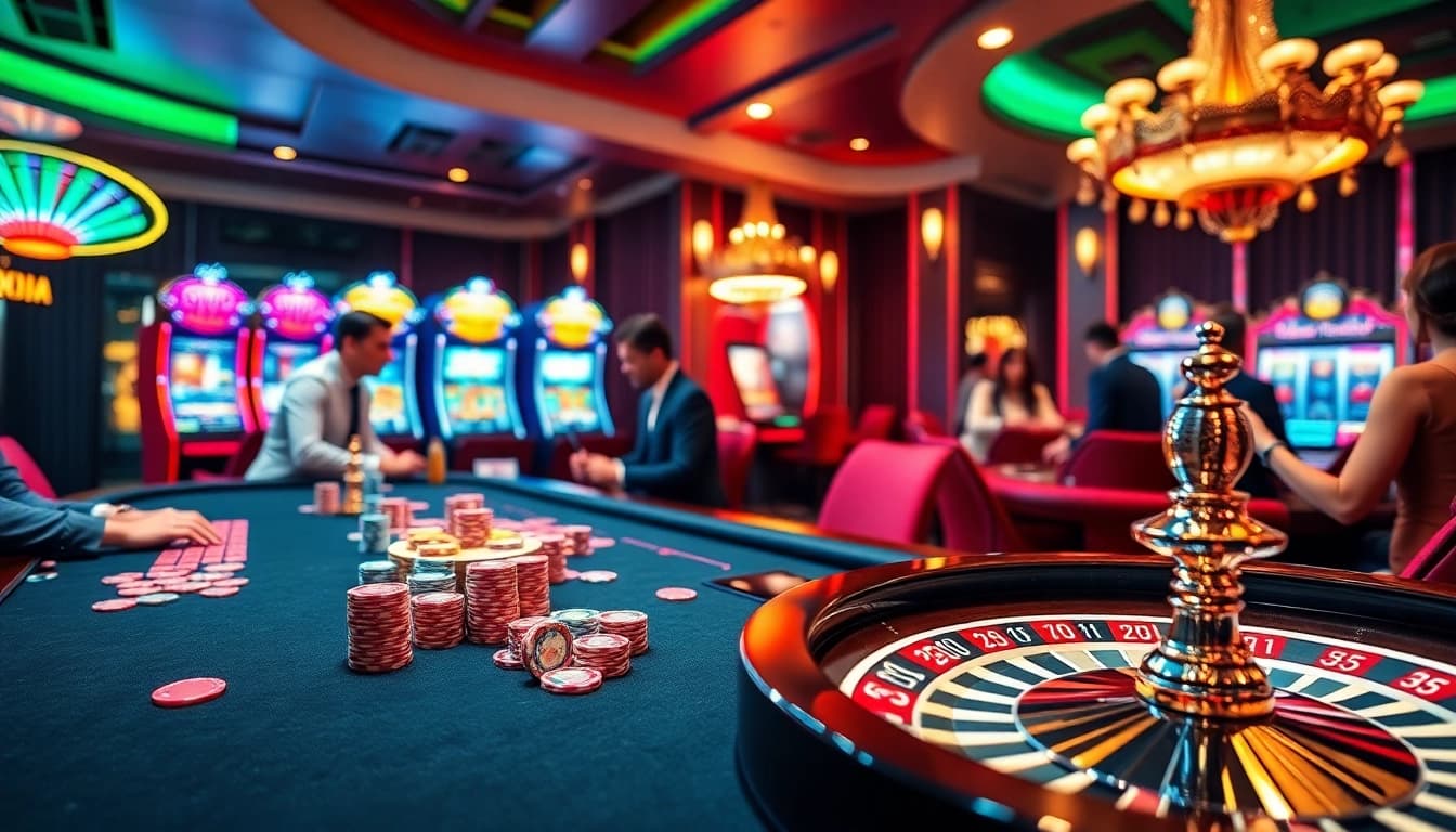 8fly886 com showcases exhilarating gambling with experts at a vibrant casino table.