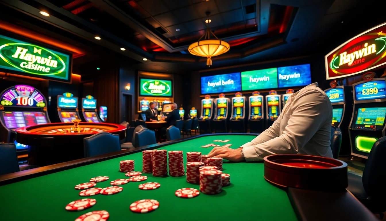 Experience the excitement of gambling at hay.win with vibrant casino tables and thrilling gameplay.