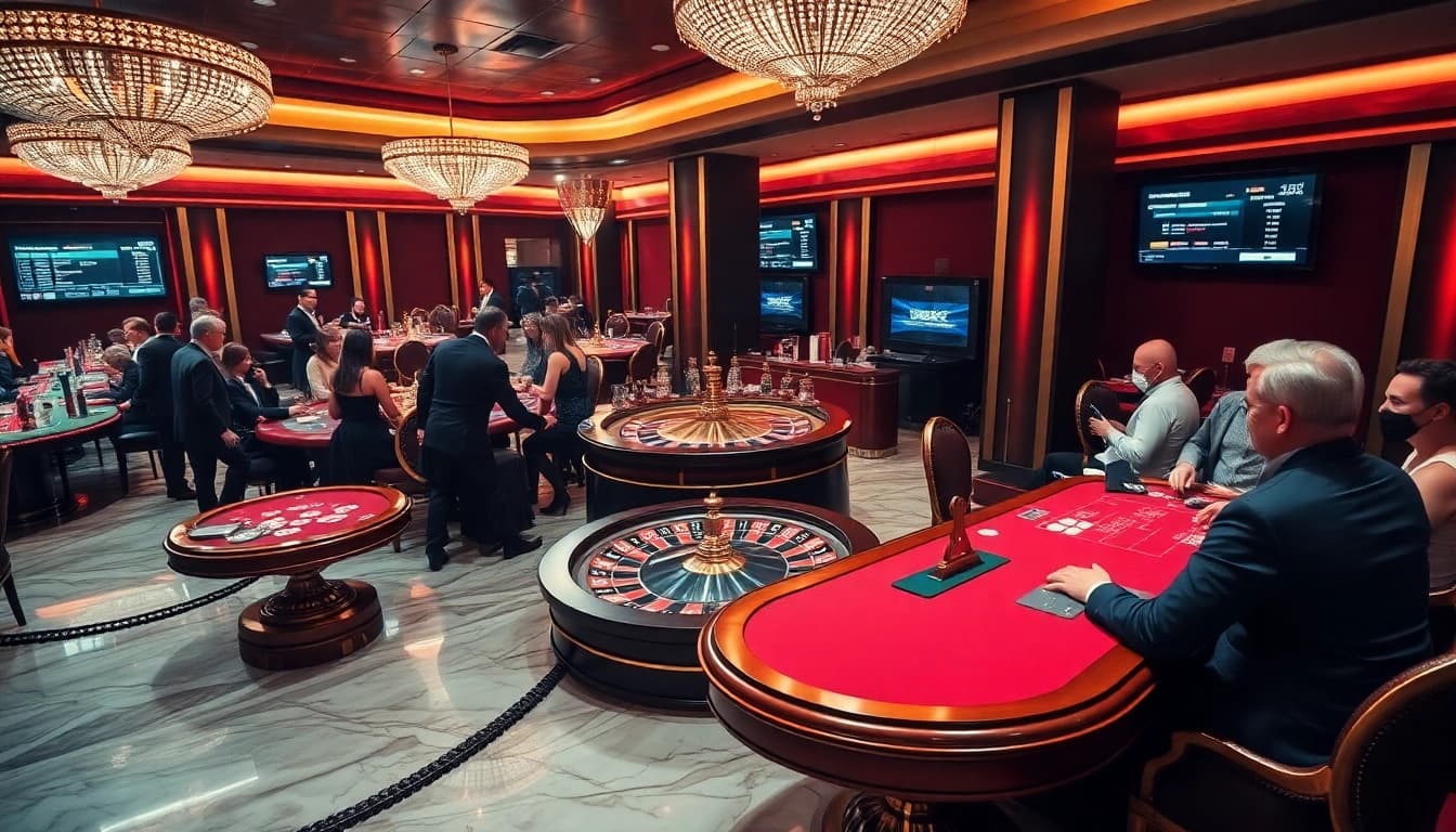 Engage in thrilling games at https://five88.za.com/ with vibrant casino tables and dynamic betting action.