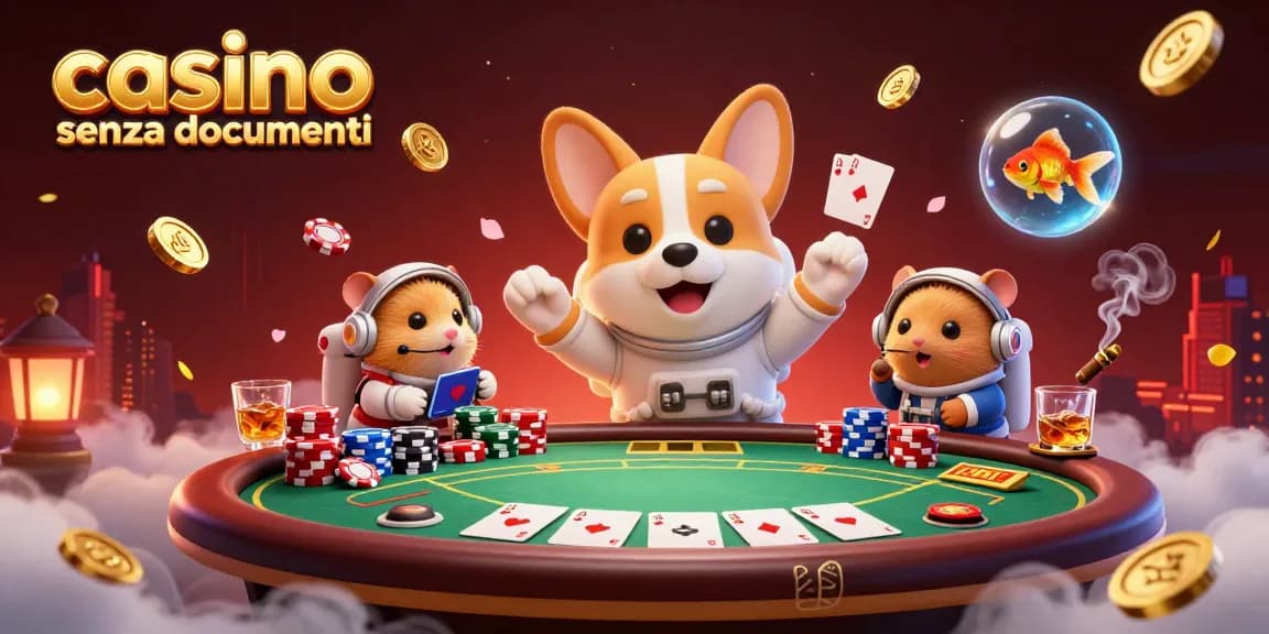 Gioca nei casino senza documenti con un corgi astronauta e un criceto al comando nella gravità zero.