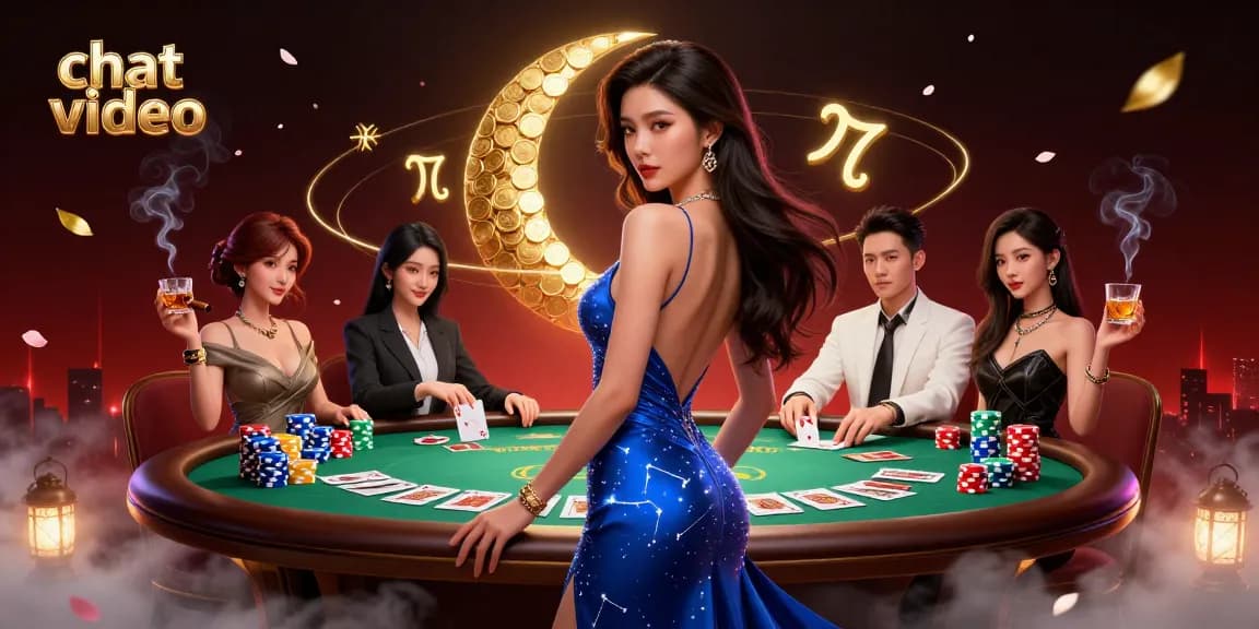 Enjoy thrilling chat video experiences with real players around dynamic poker elements.