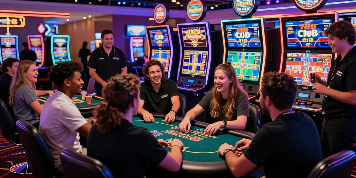 789 club players enjoying engaging games in a lively casino atmosphere