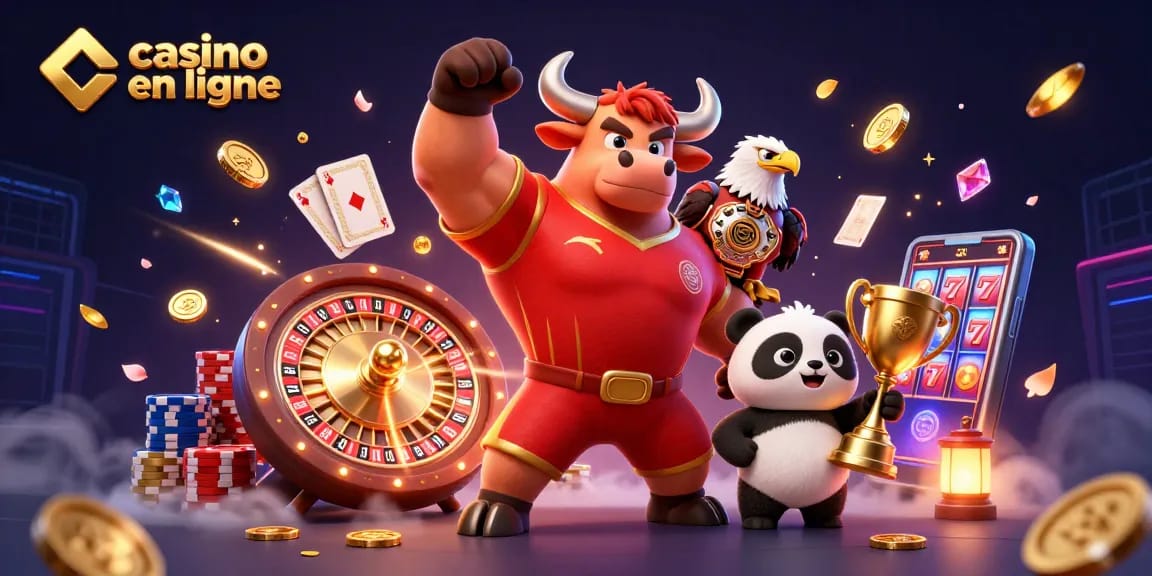 Gagnez avec des jeux de casino en ligne captivants et des personnages animés dynamiques.