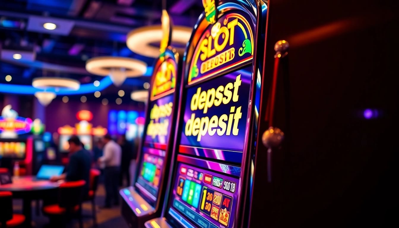 Menangkan hadiah besar dengan slot deposit 1k di mesin slot yang cerah dan berkilau.