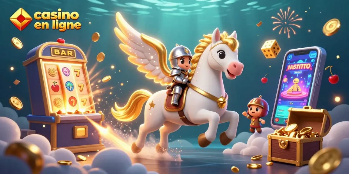 Le casino en ligne offre des ajustements dynamiques avec des chevaux célestes, machines à sous, et pièces d'or.
