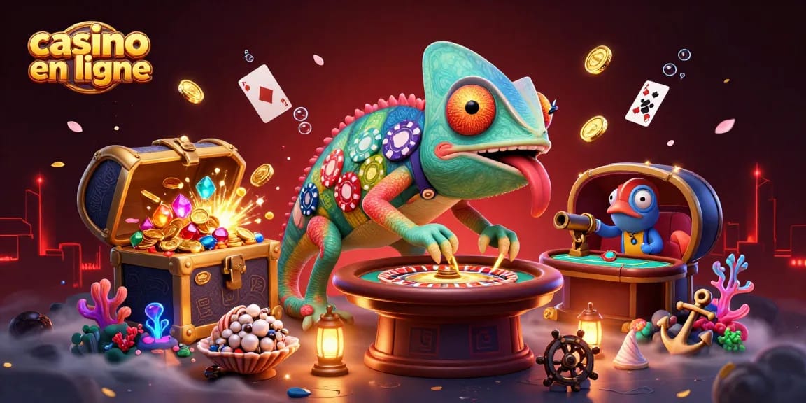 Plongez dans l'univers captivant du casino en ligne avec un caméléon propriétaire dynamique et des trésors sous-marins.