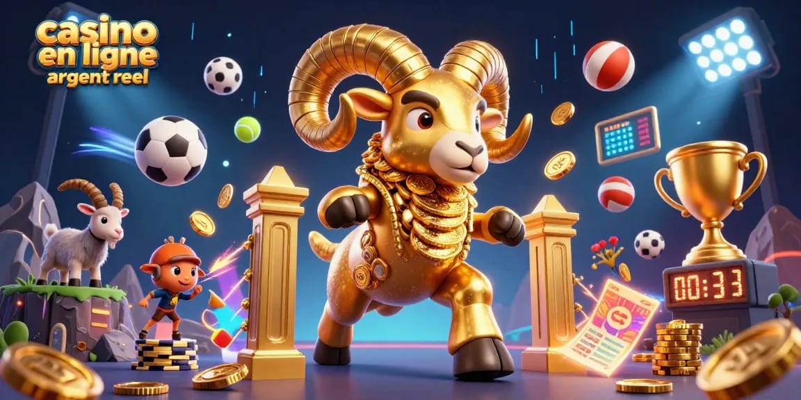 Visualisez une expérience de jeu mémorable avec le casino en ligne argent réel à travers cette illustration animée.