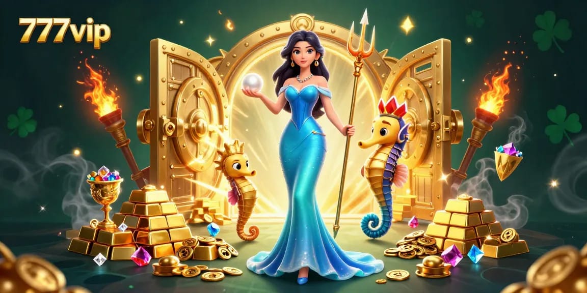 Experience thrilling wins at 777vip, featuring captivating gaming elements and dazzling treasures.