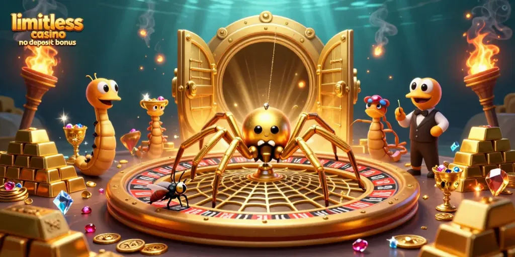Experience the limitless casino no deposit bonus with thrilling spins and captivating wins among dazzling golden treasures.