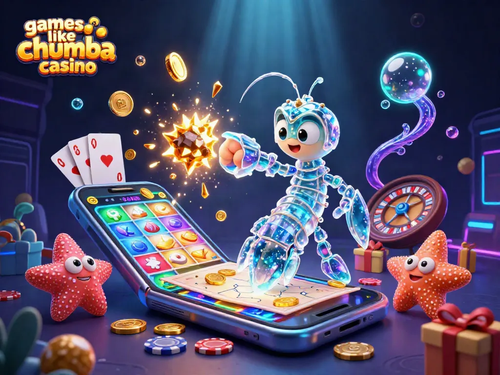 Experience games like Chumba Casino with vibrant 3D illustrations bringing slots and adventures to life.
