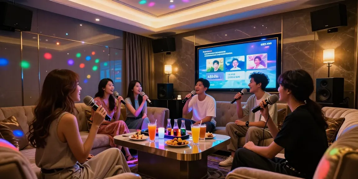 강남가라오케 정찰제 안내를 위한 더 마이크룸 강남의 고급스러운 프라이빗 룸 모습