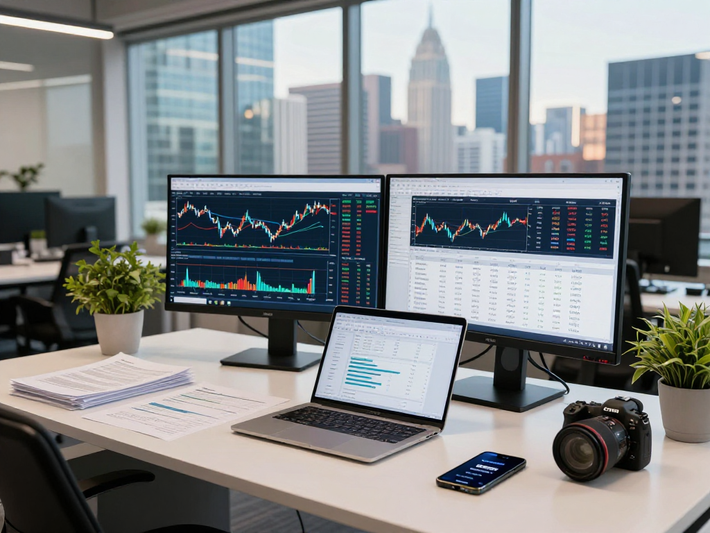 Bardya Ziaian ABC Capital financial analysis in a modern office setting