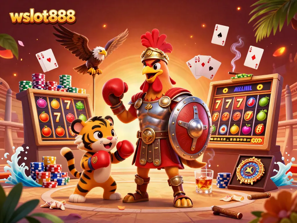Rasakan pengalaman bermain di WSLOT888 dengan ilustrasi 3D yang menarik dan penuh aksi.