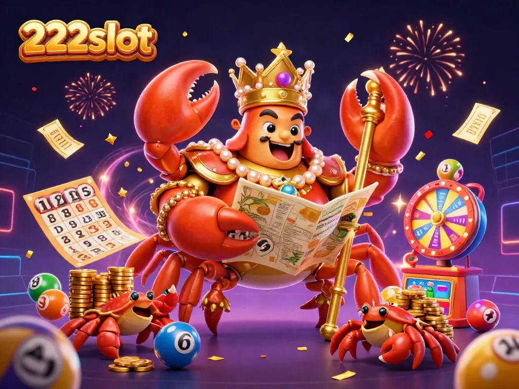 Menangkan hadiah besar dengan 222slot dalam ilustrasi kasino yang kaya warna dan detail.