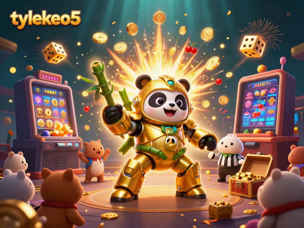 Engage with tylekeo5's thrilling casino experience featuring lively 3D characters and action-packed elements.