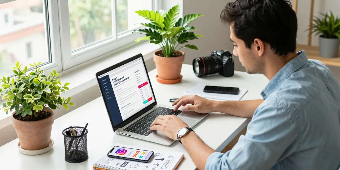 Buy real Instagram likes easily and affordably in a vibrant workspace.