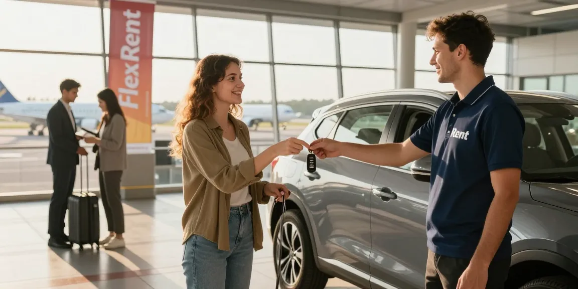 Chirie auto chișinău service with friendly customer and professional agent at airport.