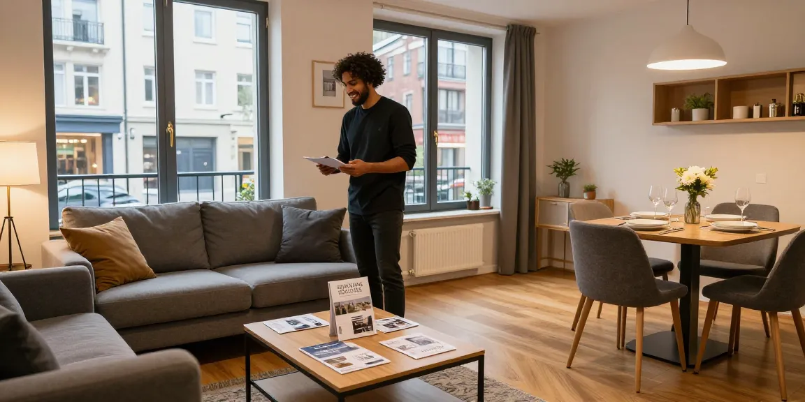 Monteurzimmer Hannover in gemütlicher Wohnung mit warmem Licht und einladender Atmosphäre.
