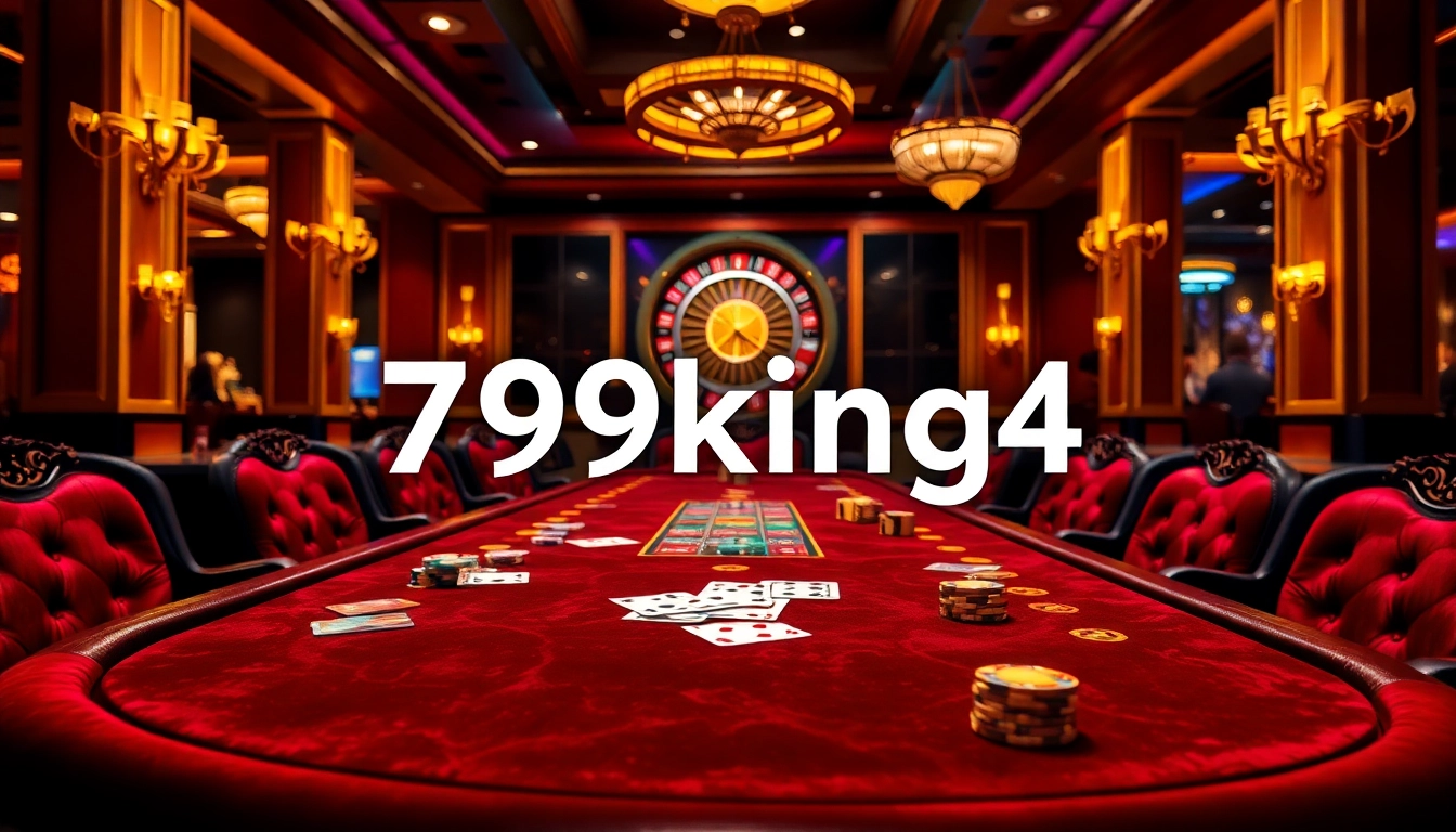 Experience the thrill of gambling with 79king4 at a luxury poker table filled with action.