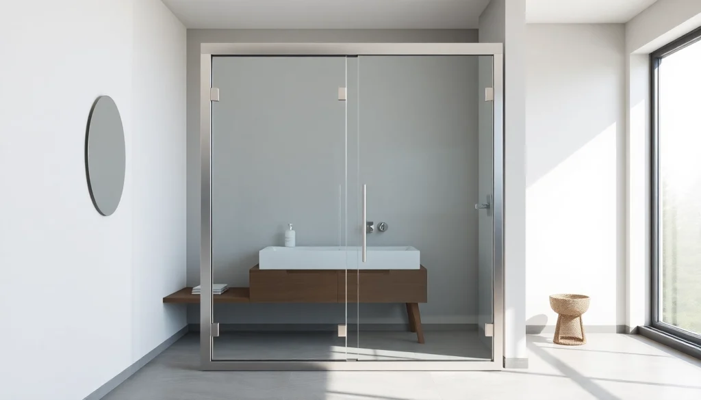 Admire la paroi de douche 150x200 en verre clair et cadre en aluminium, idéale pour votre salle de bain moderne.
