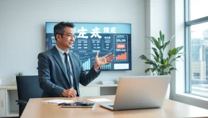 카드깡에 대해 설명하는 금융 전문가의 이미지를 보여줍니다.