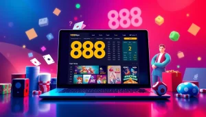 Experience the exciting world of online gaming with 888new's secure platform showcasing various betting options.
