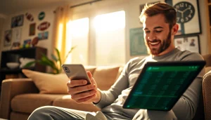 Explore top sports betting sites India while enjoying an engaging betting atmosphere at home.