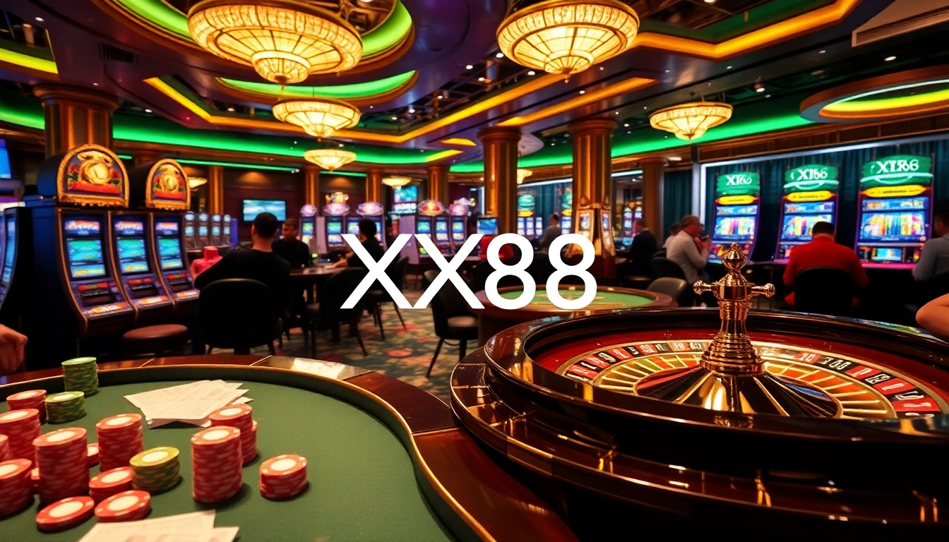 Players experiencing the excitement of high-stakes games at XX88 casino.