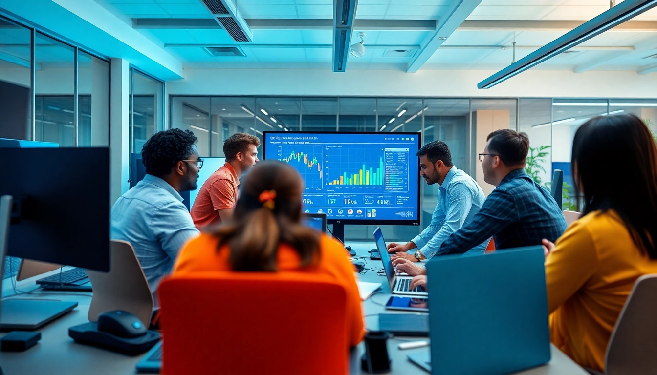 Tampa Business IT Partner collaborating in a modern office setting with diverse IT professionals.