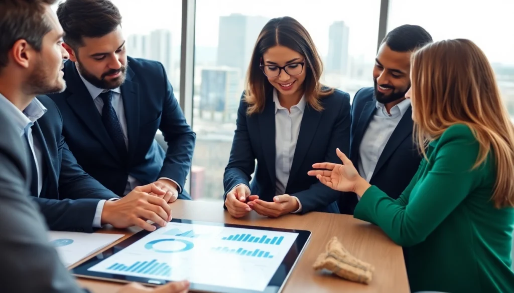 Bidding decision analysis meeting showcasing bid-no-bid analysis process with a dynamic team discussion.