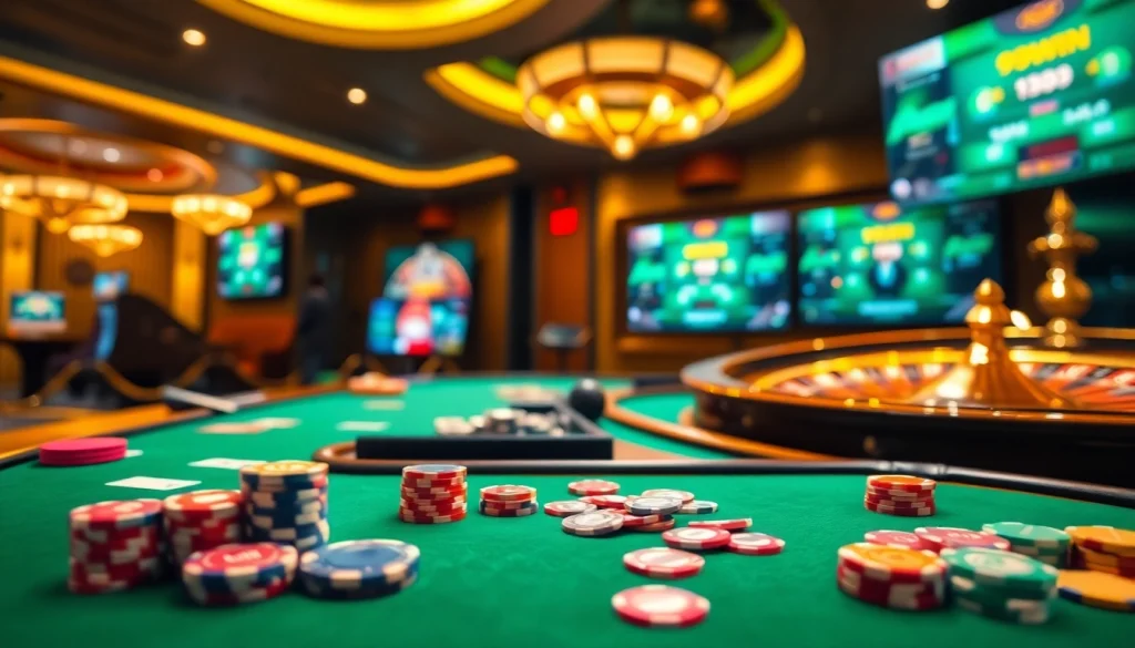 Experience the excitement of gambling at 99win with vibrant casino tables and engaging gameplay.